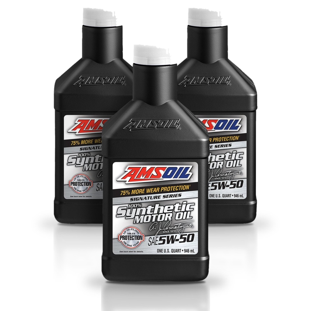Kit 3 Litros SAE 5W-50 Synthetic Motor Oil AMSOIL