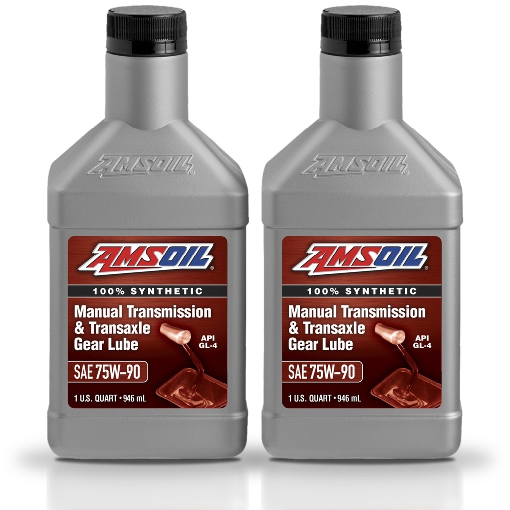Kit 2 Litros SAE 75W-90 Synthetic Manual Transmission and Transaxle Gear Lube AMSOIL