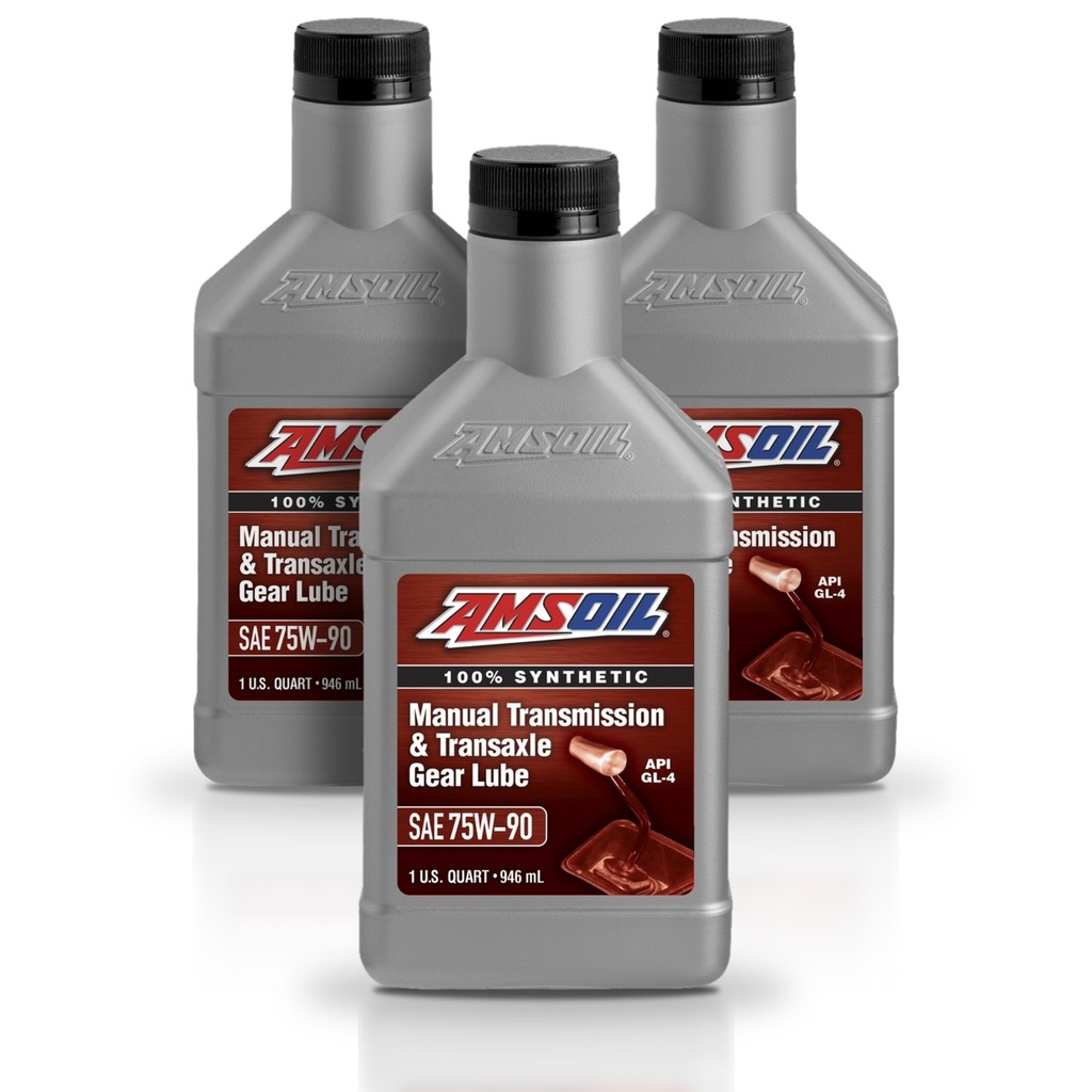 Kit 3 Litros SAE 75W-90 Synthetic Manual Transmission and Transaxle Gear Lube AMSOIL