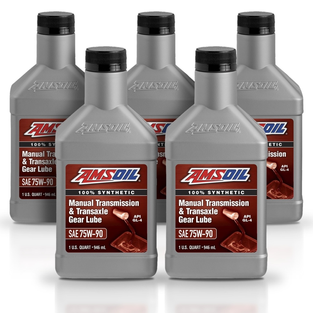 Kit 5 Litros SAE 75W-90 Synthetic Manual Transmission and Transaxle Gear Lube AMSOIL