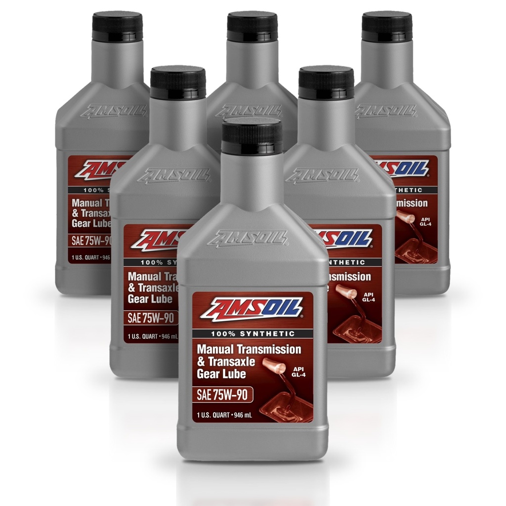 Kit 6 Litros SAE 75W-90 Synthetic Manual Transmission and Transaxle Gear Lube AMSOIL