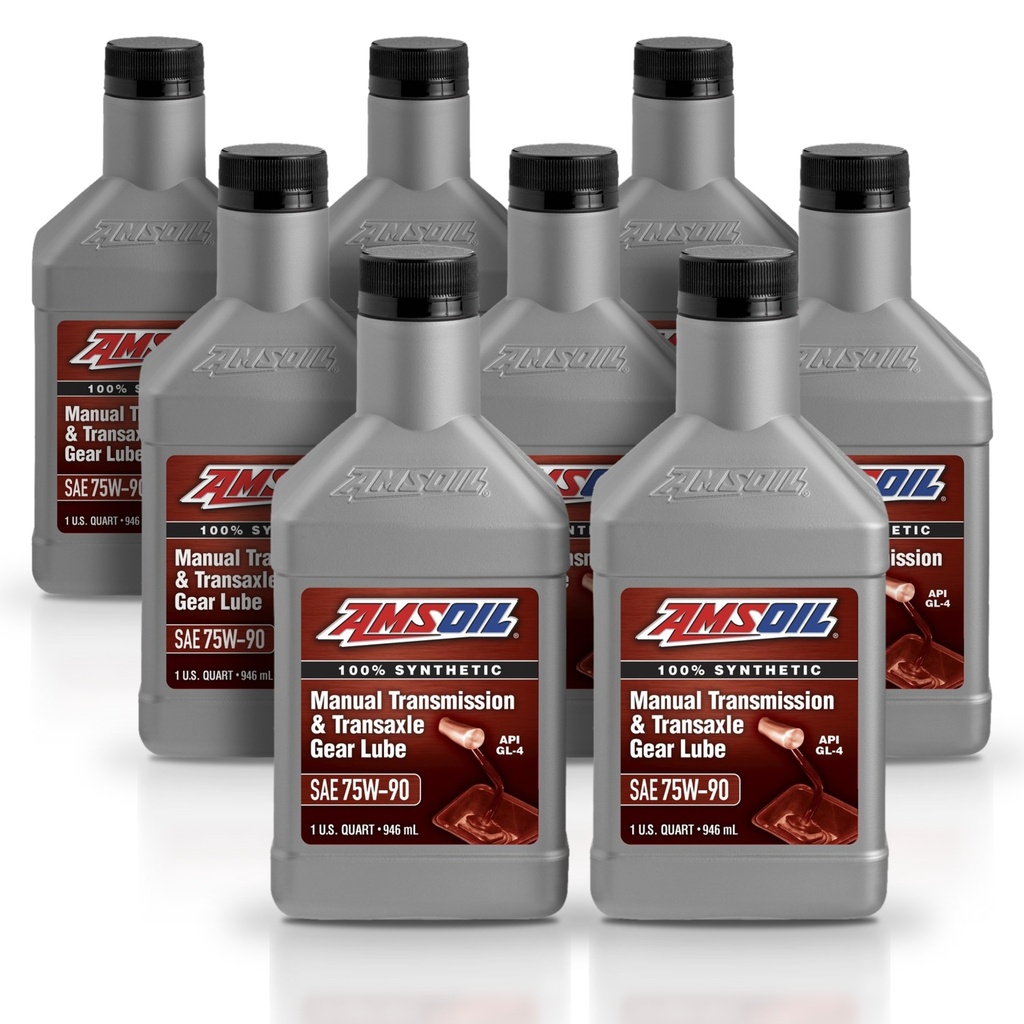 Kit 8 Litros SAE 75W-90 Synthetic Manual Transmission and Transaxle Gear Lube AMSOIL