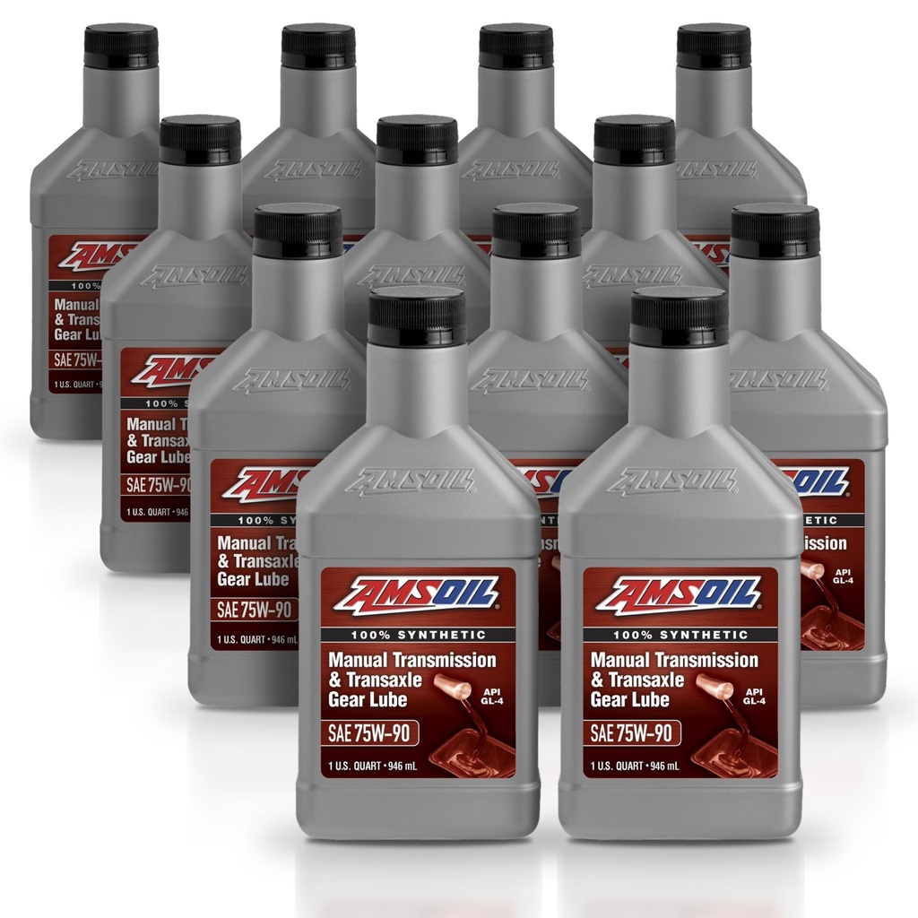 Kit 12 Litros SAE 75W-90 Synthetic Manual Transmission and Transaxle Gear Lube AMSOIL