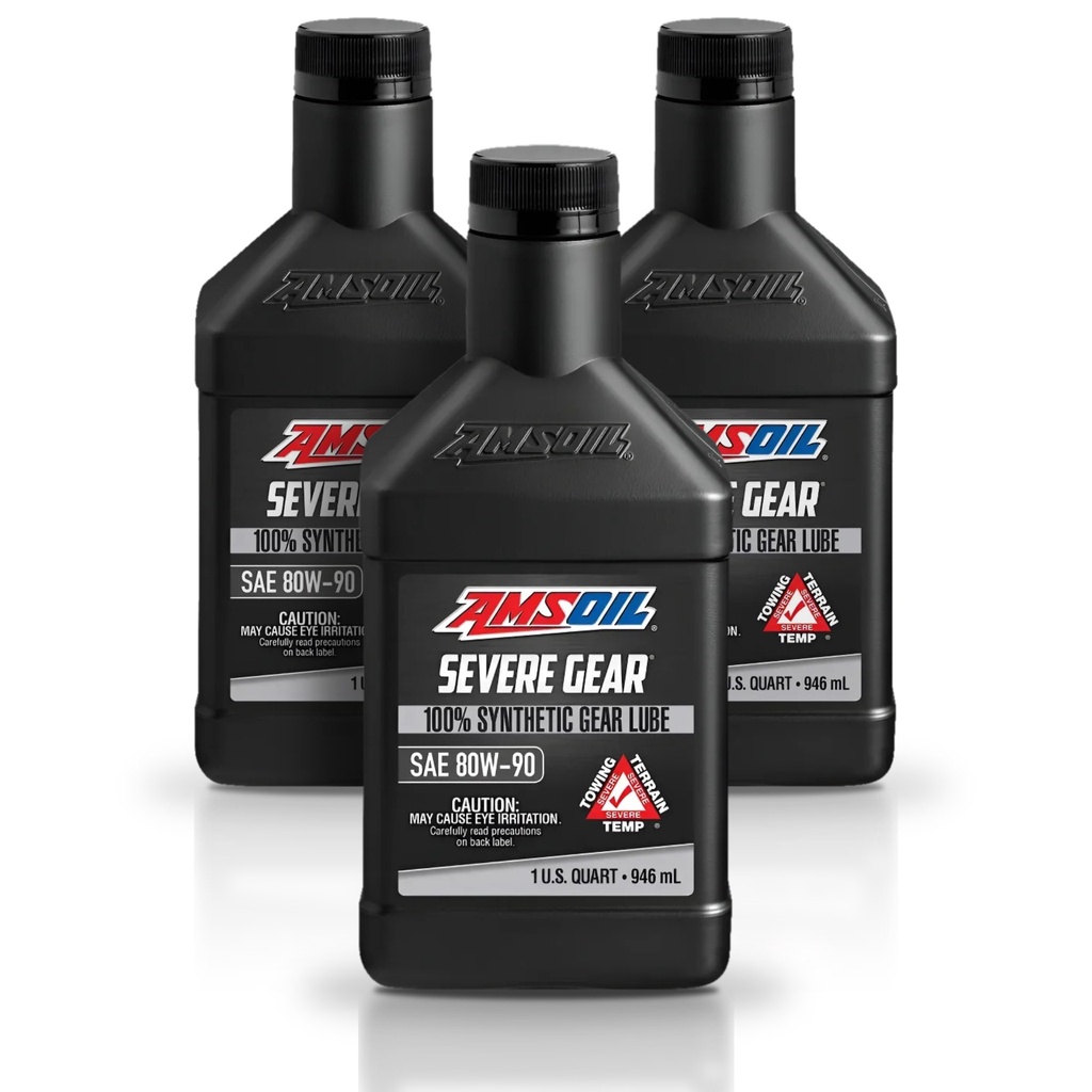 Kit 3 Litros SAE 80W-90 Synthetic Gear Lube AMSOIL