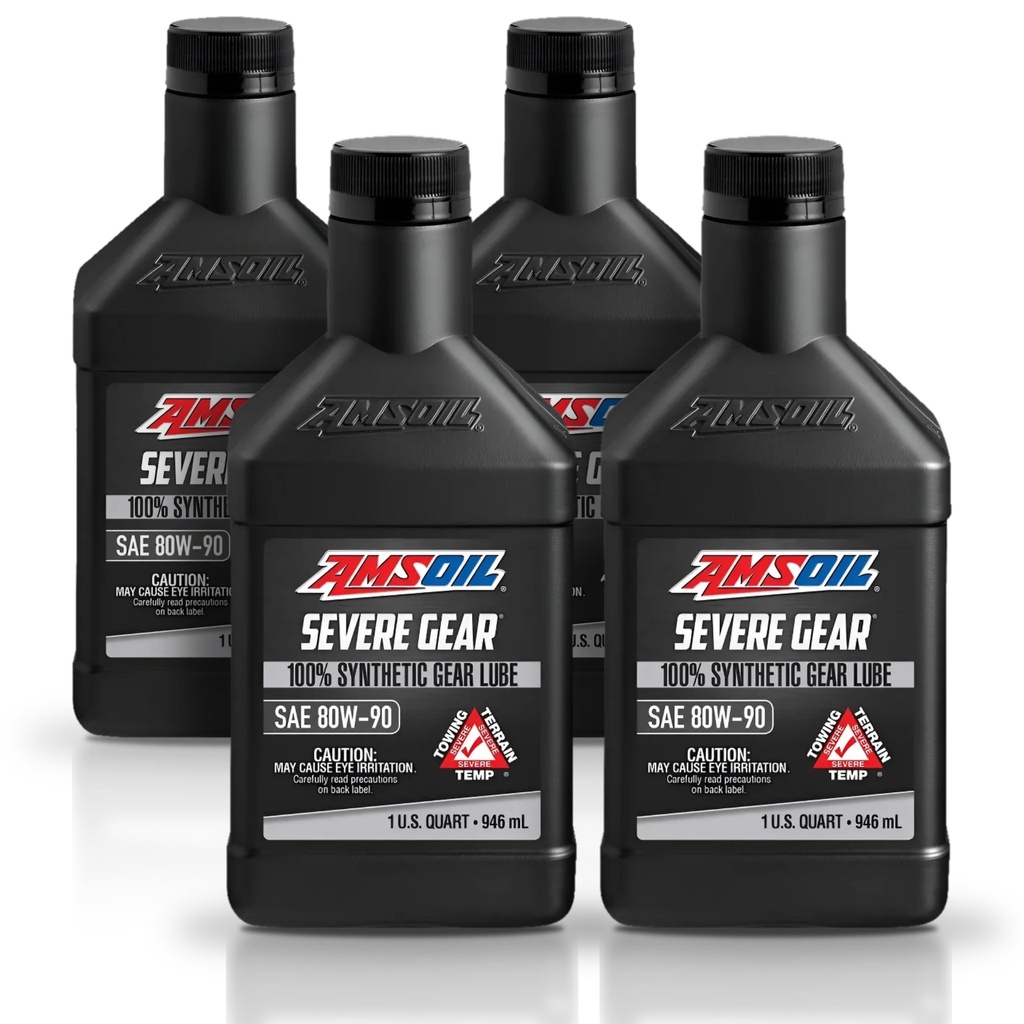 Kit 4 Litros SAE 80W-90 Synthetic Gear Lube AMSOIL