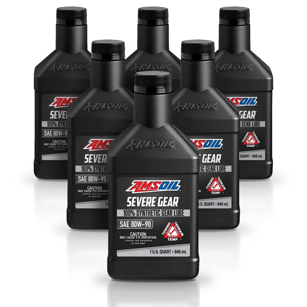 Kit 6 Litros SAE 80W-90 Synthetic Gear Lube AMSOIL