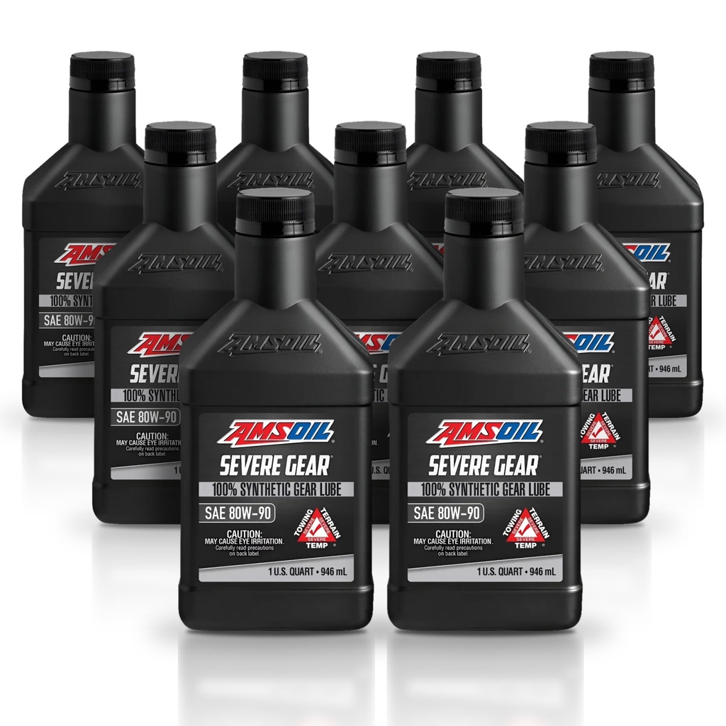 Kit 9 Litros SAE 80W-90 Synthetic Gear Lube AMSOIL