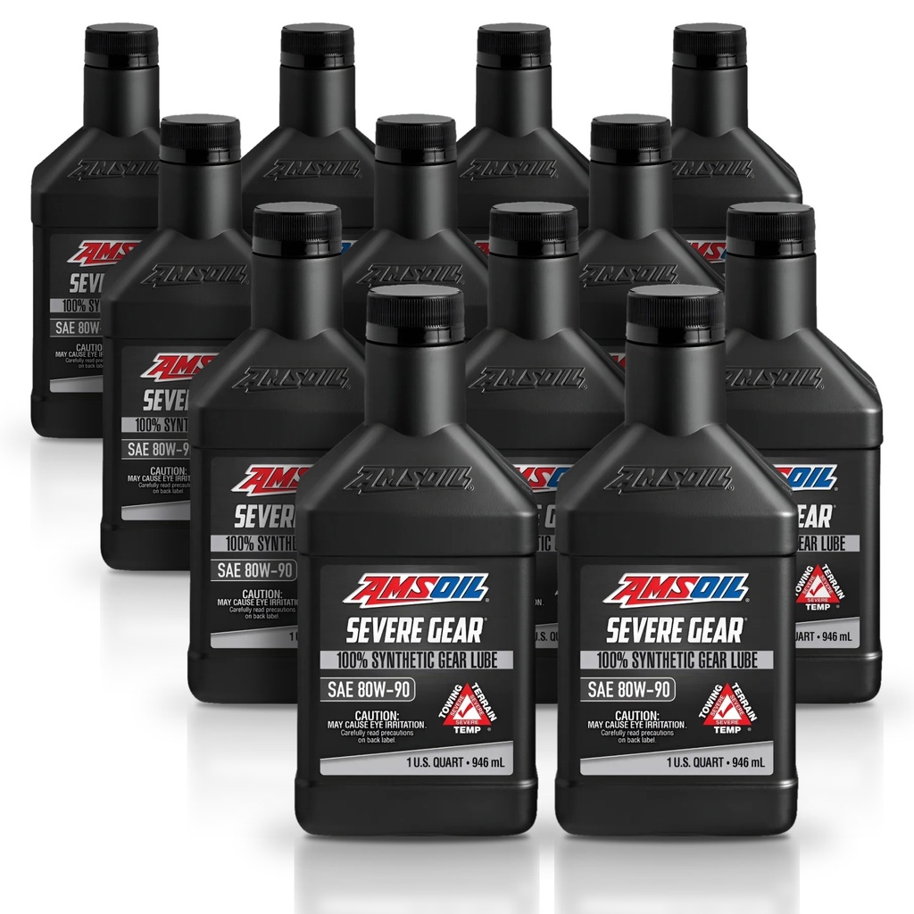Kit 12 Litros SAE 80W-90 Synthetic Gear Lube AMSOIL