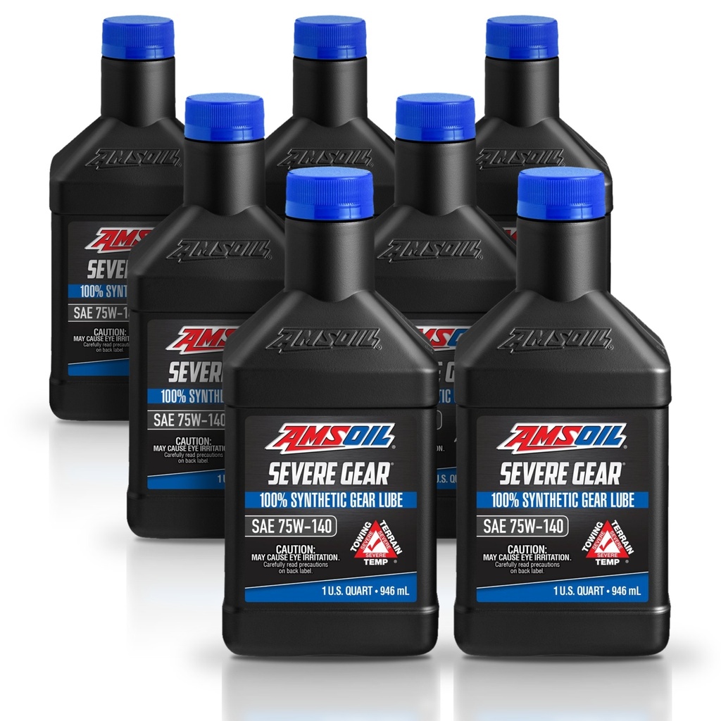 Kit 7 Litros Severe Gear® SAE 75W-140 Synthetic Gear Lube AMSOIL