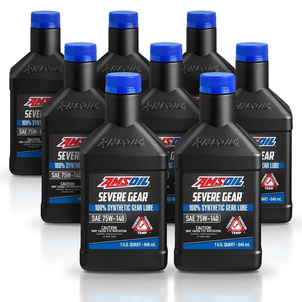 Kit 8 Litros Severe Gear® SAE 75W-140 Synthetic Gear Lube AMSOIL