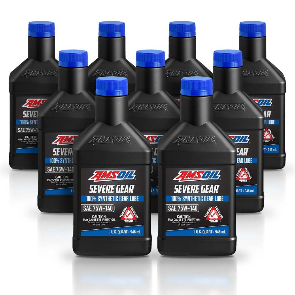 Kit 9 Litros Severe Gear® SAE 75W-140 Synthetic Gear Lube AMSOIL