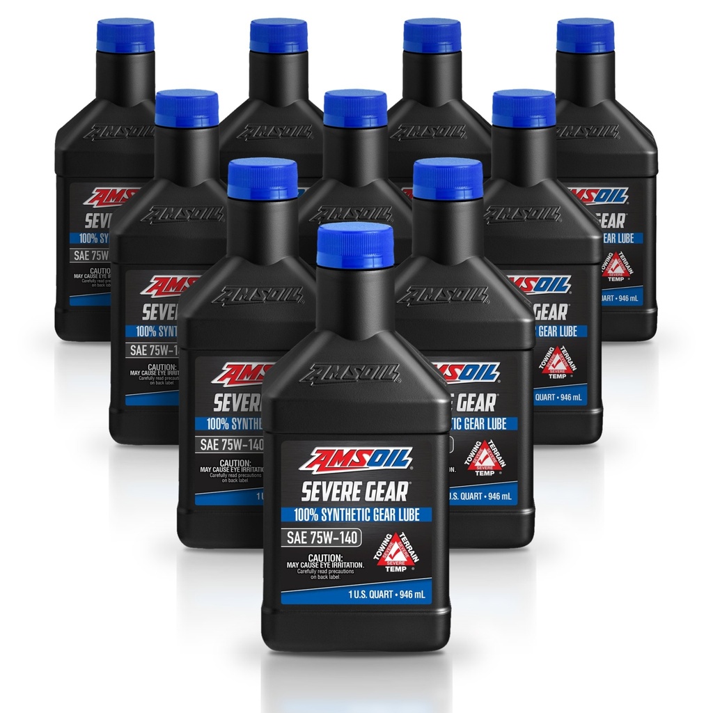 Kit 10 Litros Severe Gear® SAE 75W-140 Synthetic Gear Lube AMSOIL
