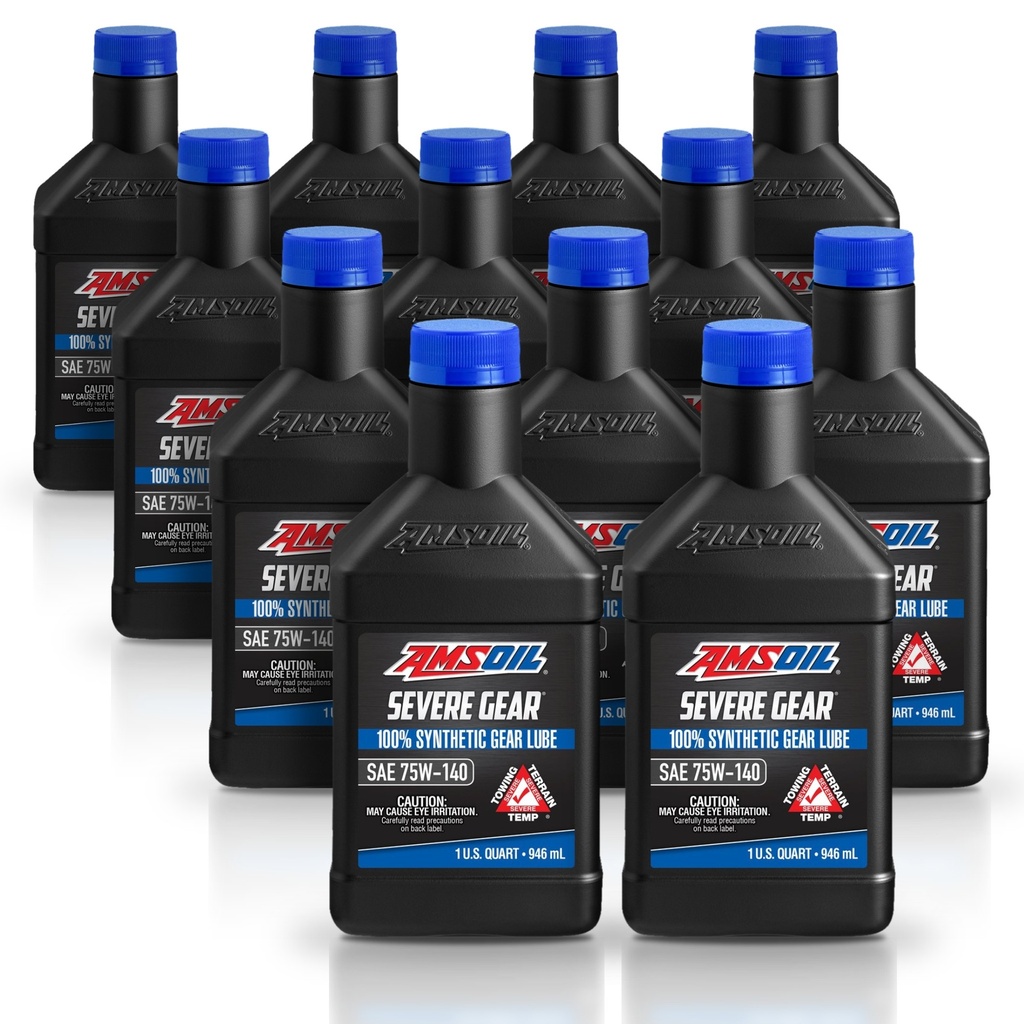 Kit 12 Litros Severe Gear® SAE 75W-140 Synthetic Gear Lube AMSOIL
