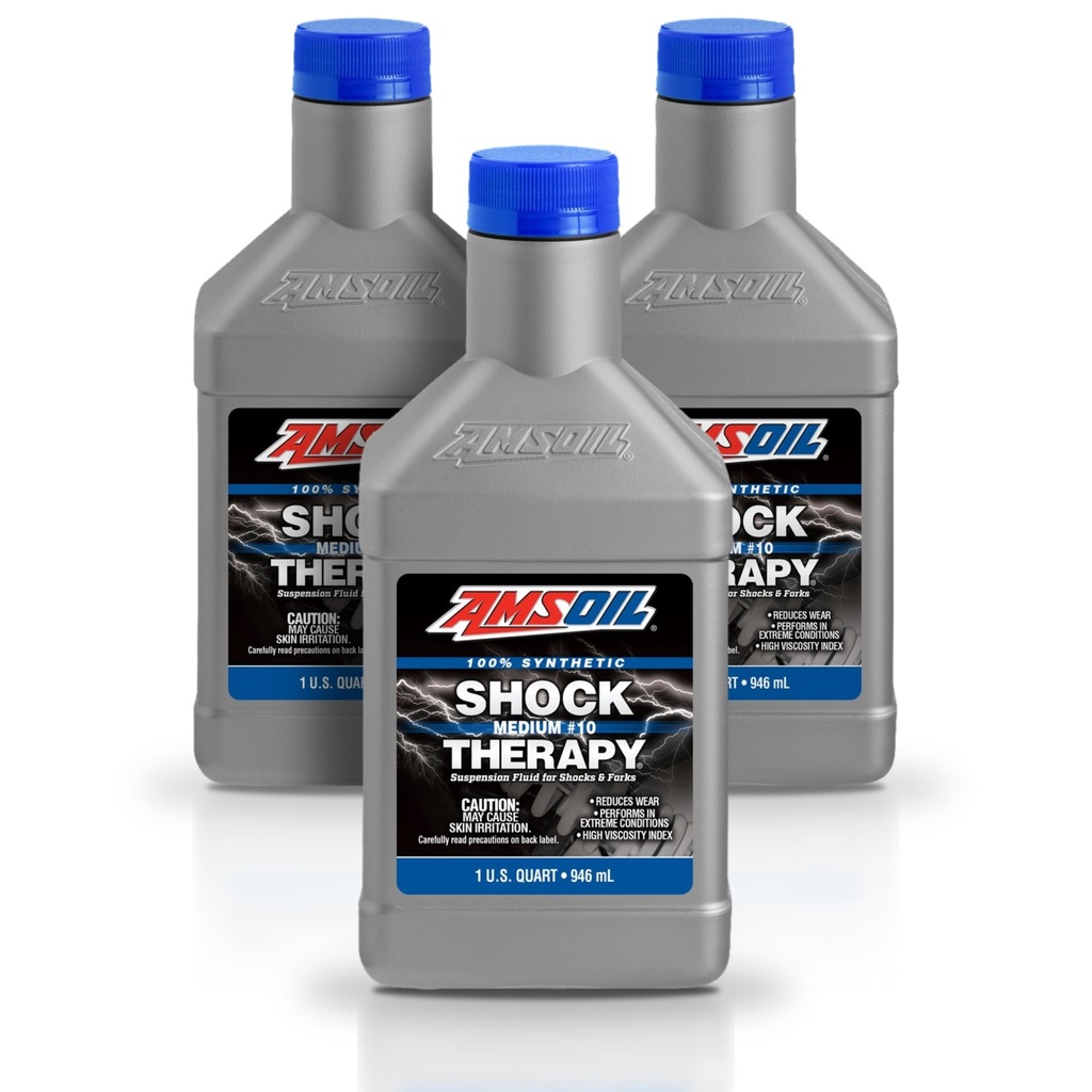 Kit 3 Litros Shock Therapy Suspension Fluid #10 Medium AMSOIL