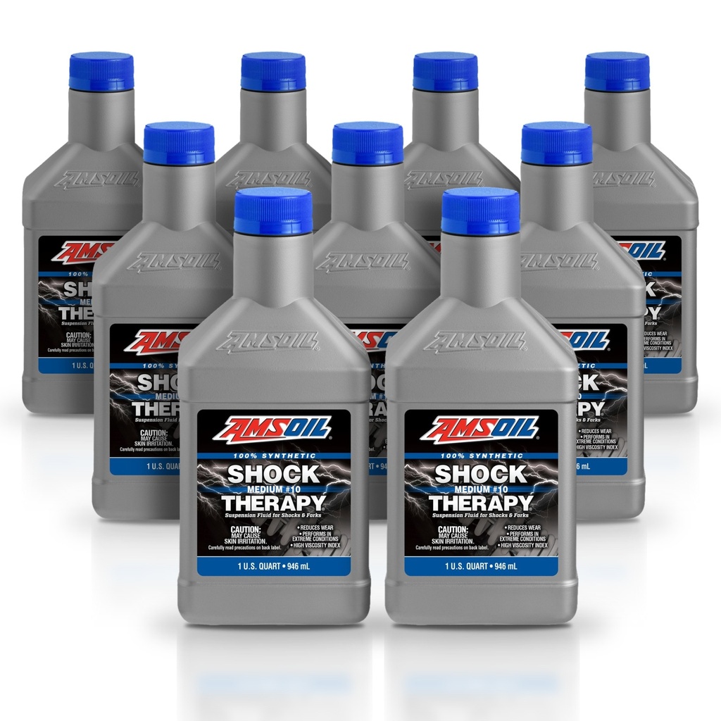 Kit 9 Litros Shock Therapy Suspension Fluid #10 Medium AMSOIL