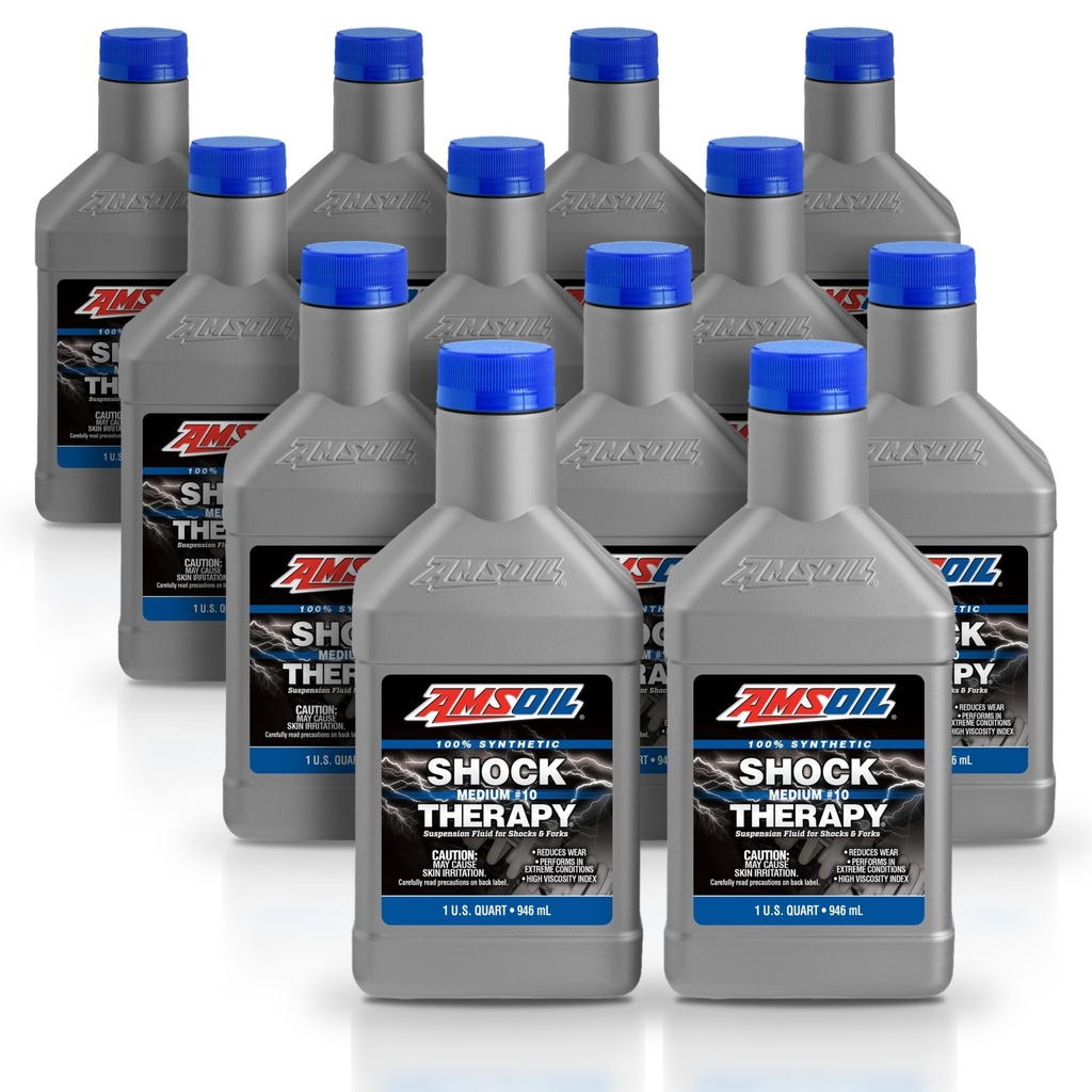 Kit 12 Litros Shock Therapy Suspension Fluid #10 Medium AMSOIL