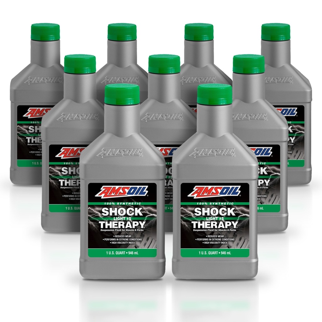 Kit 9 Litros Shock Therapy Suspension Fluid #5 Light AMSOIL