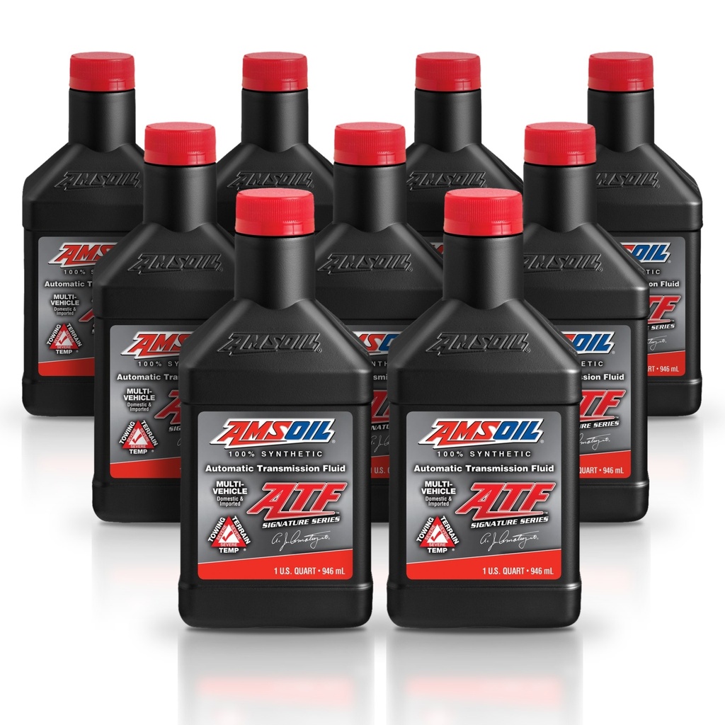 Kit 9 Litros Signature Series Multi-Vehicle Synthetic Automatic Transmission Fluid AMSOIL