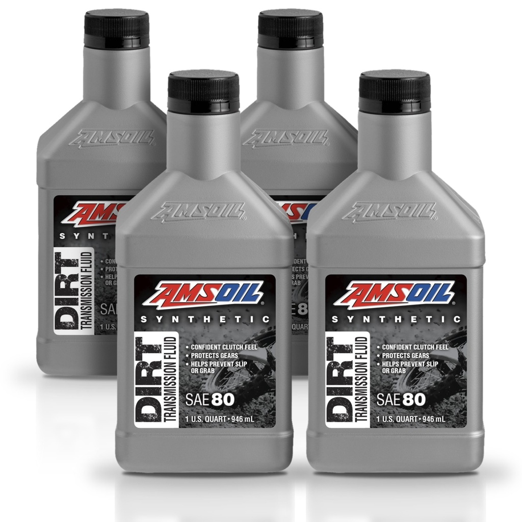 Kit 4 Litros Synethetic Dirt Bike Transmission Fluid AMSOIL