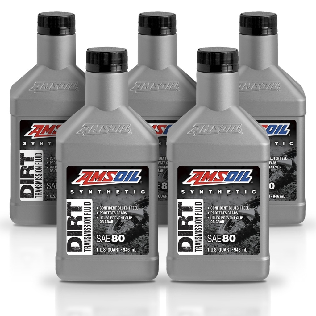 Kit 5 Litros Synethetic Dirt Bike Transmission Fluid AMSOIL