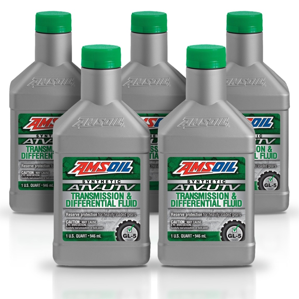 Kit 5 Litros Synthetic ATV/UTV Transmission & Differential Fluid AMSOIL