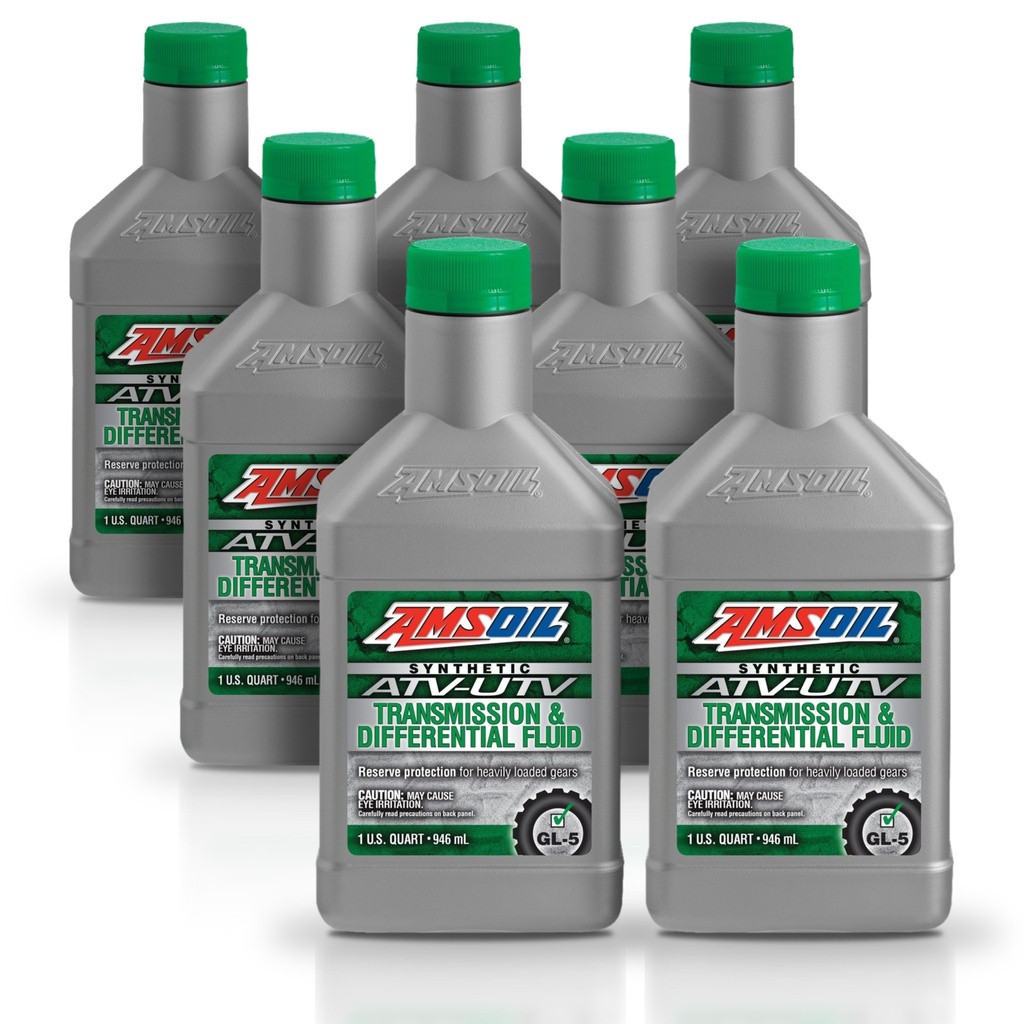 Kit 7 Litros Synthetic ATV/UTV Transmission & Differential Fluid AMSOIL