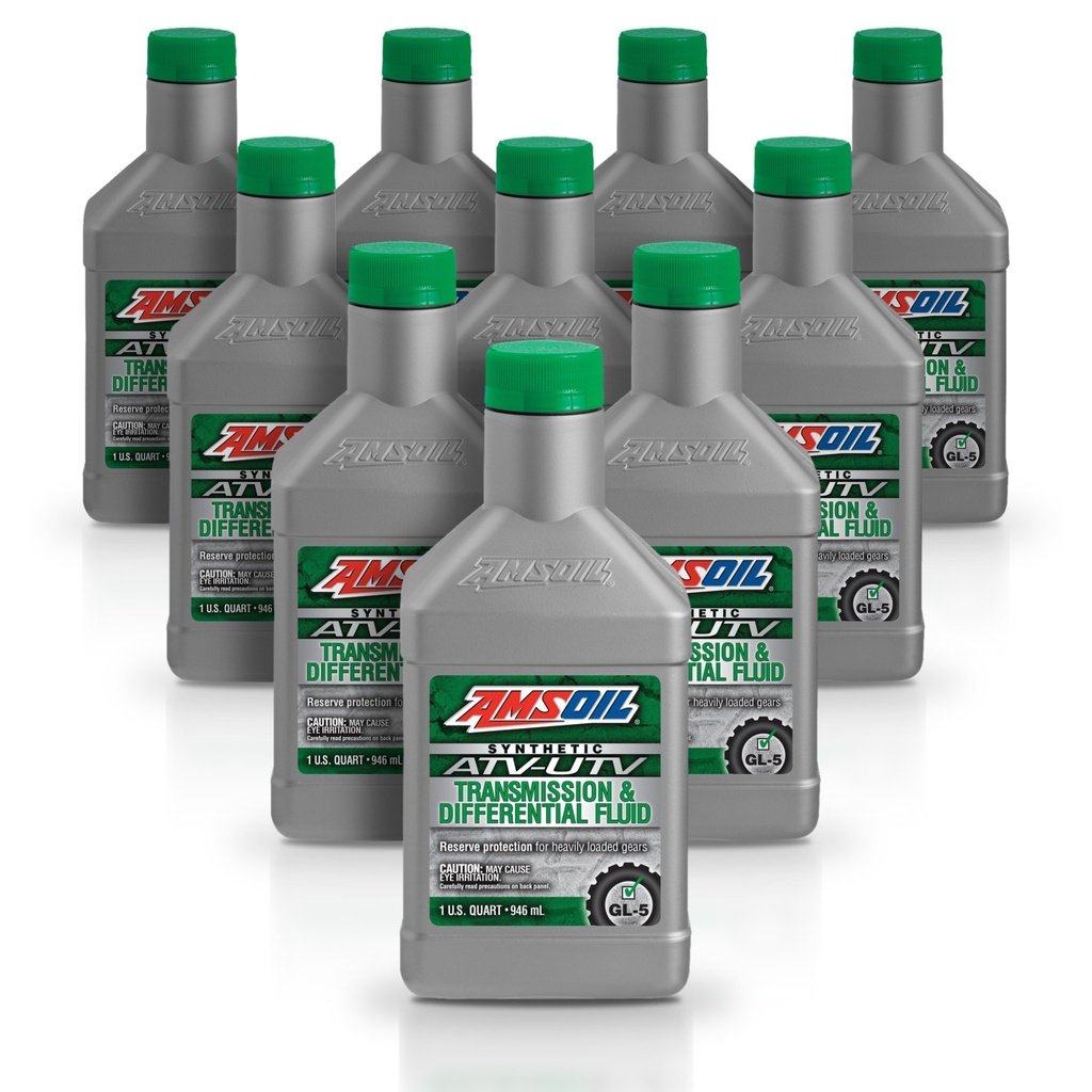 Kit 10 Litros Synthetic ATV/UTV Transmission & Differential Fluid AMSOIL