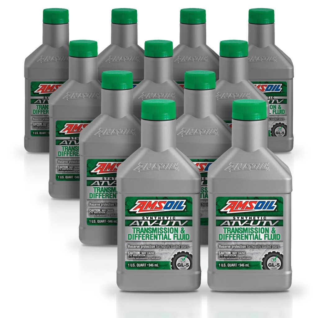 Kit 11 Litros Synthetic ATV/UTV Transmission & Differential Fluid AMSOIL