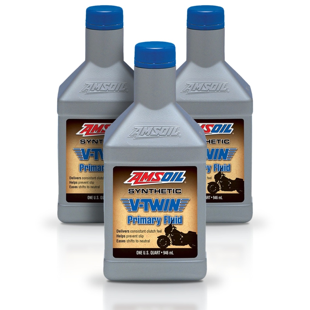Kit 3 Litros Synthetic V-Twin Primary Fluid AMSOIL