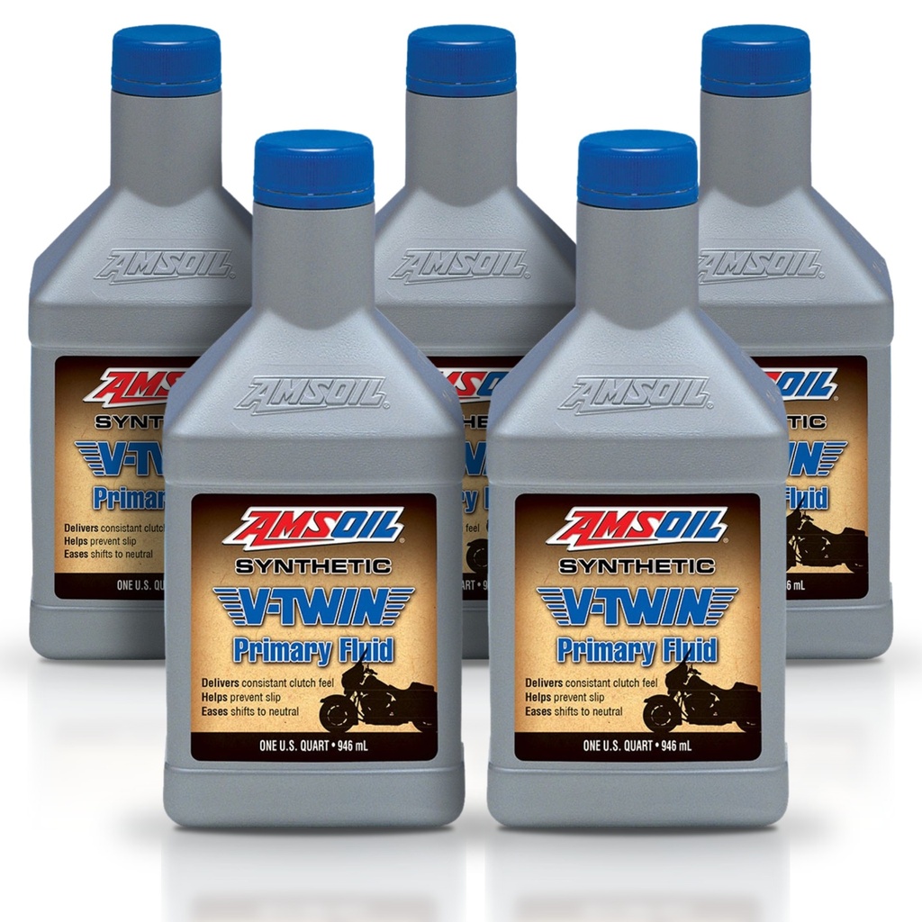 Kit 5 Litros Synthetic V-Twin Primary Fluid AMSOIL