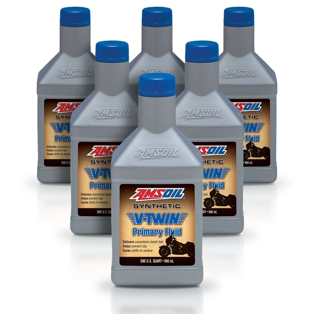 Kit 6 Litros Synthetic V-Twin Primary Fluid AMSOIL
