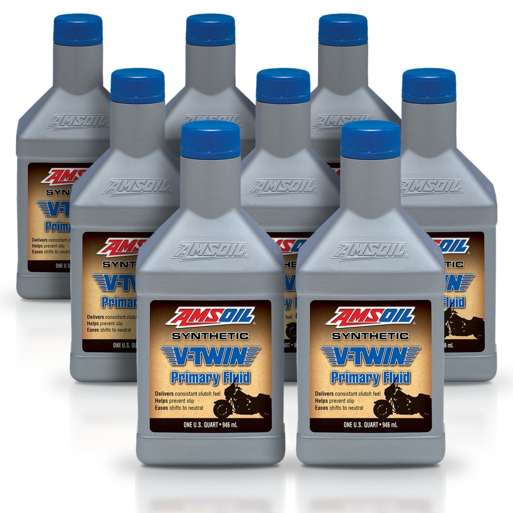 Kit 8 Litros Synthetic V-Twin Primary Fluid AMSOIL