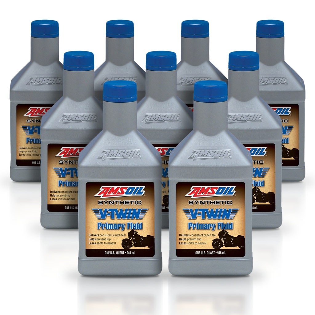 Kit 9 Litros Synthetic V-Twin Primary Fluid AMSOIL