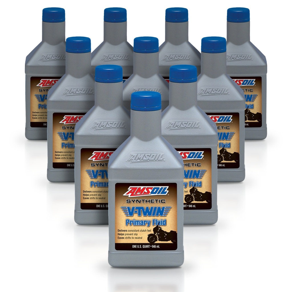 Kit 10 Litros Synthetic V-Twin Primary Fluid AMSOIL