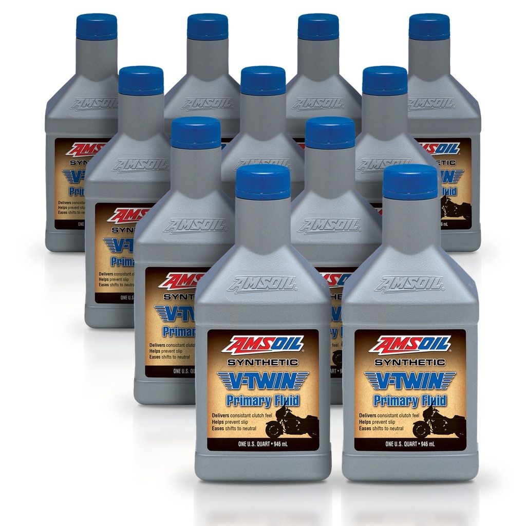 Kit 11 Litros Synthetic V-Twin Primary Fluid AMSOIL