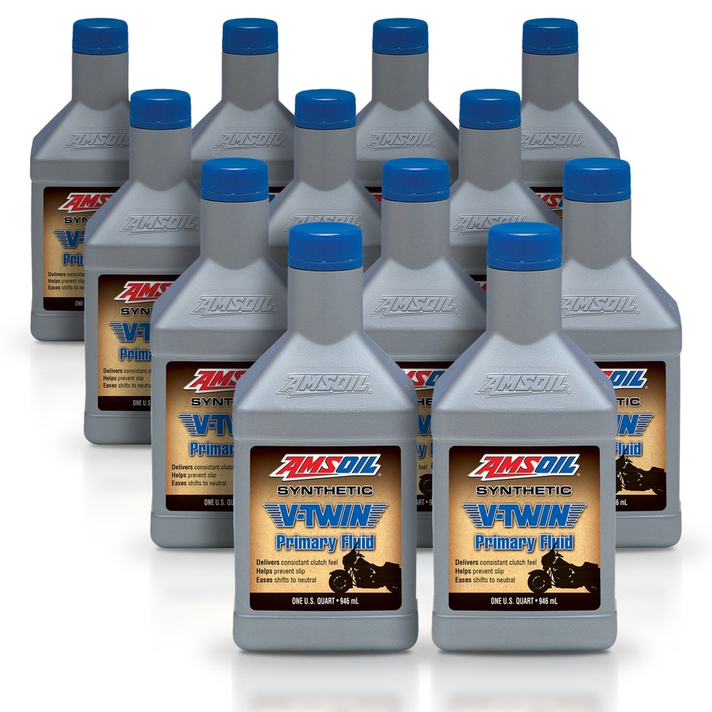 Kit 12 Litros Synthetic V-Twin Primary Fluid AMSOIL