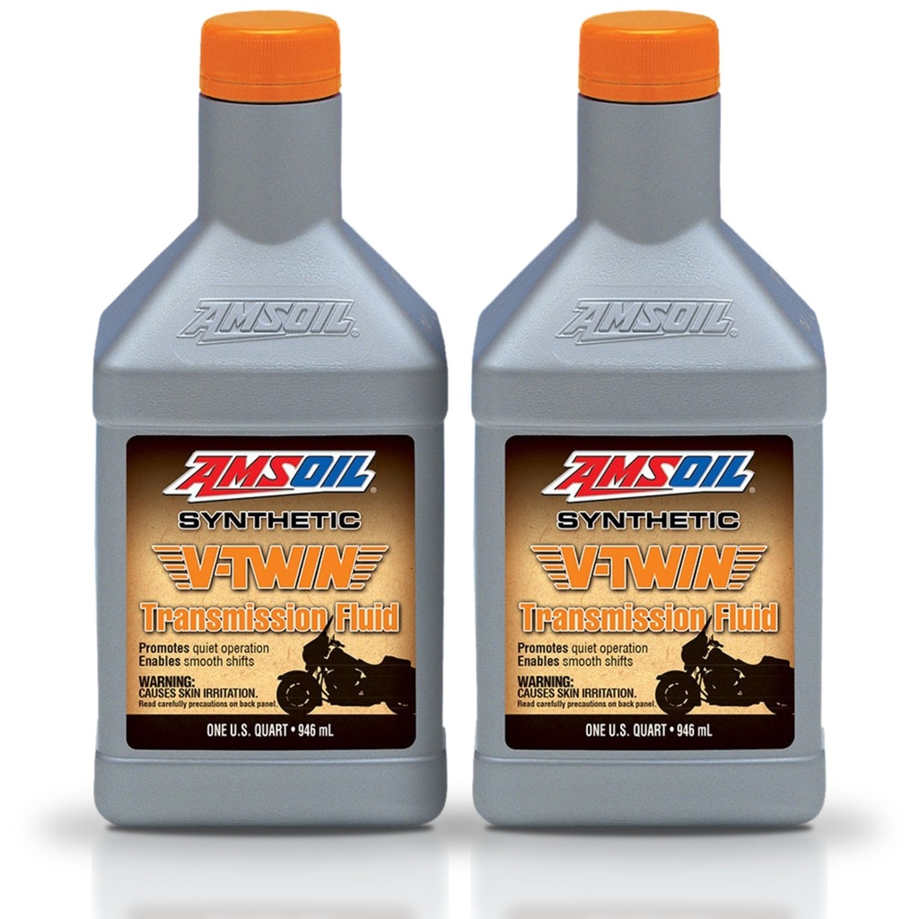 Kit 2 Litros Synthetic V-Twin Transmission Fluid AMSOIL