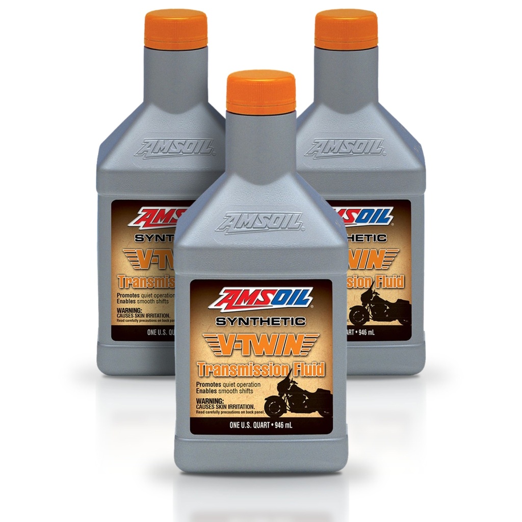 Kit 3 Litros Synthetic V-Twin Transmission Fluid AMSOIL