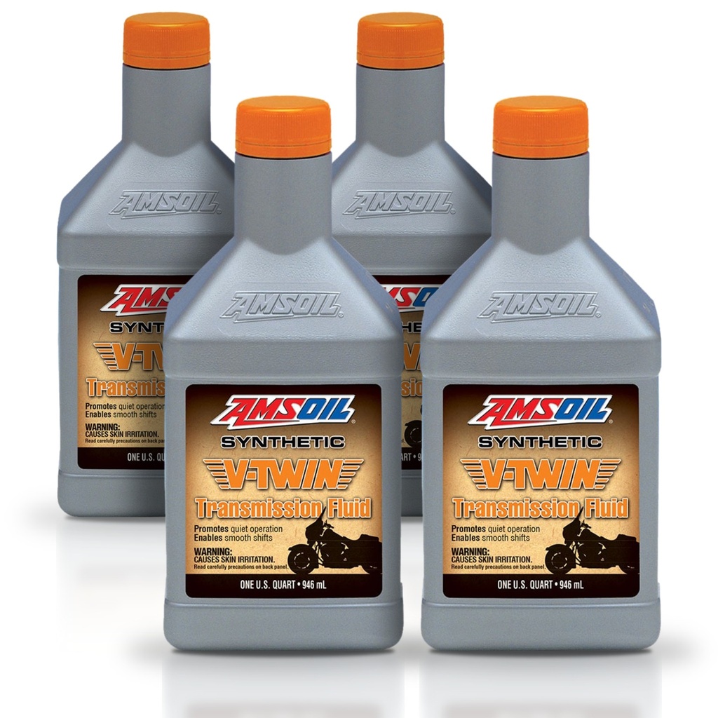 Kit 4 Litros Synthetic V-Twin Transmission Fluid AMSOIL