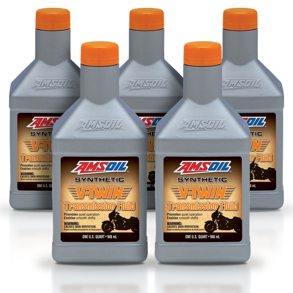Kit 5 Litros Synthetic V-Twin Transmission Fluid AMSOIL