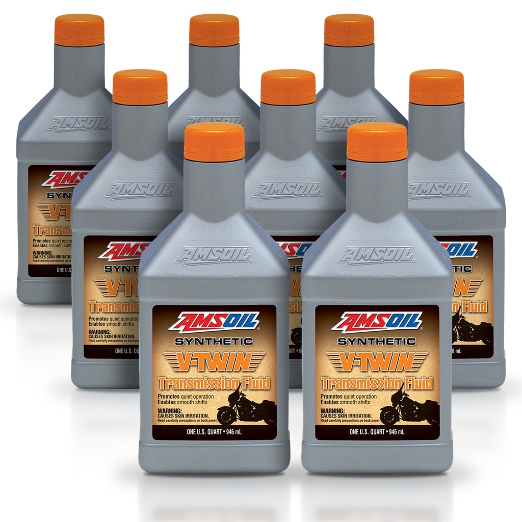 Kit 8 Litros Synthetic V-Twin Transmission Fluid AMSOIL