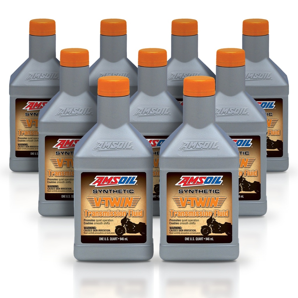 Kit 9 Litros Synthetic V-Twin Transmission Fluid AMSOIL