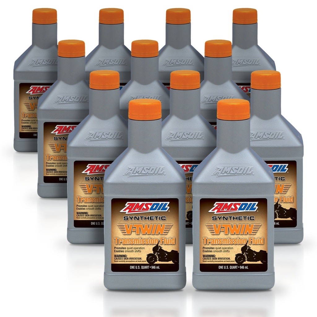 Kit 12 Litros Synthetic V-Twin Transmission Fluid AMSOIL