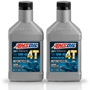 Kit 2 Litros 10W40 100% Synthetic 4T Performance 4-Stroke Motorcycle Oil AMSOIL