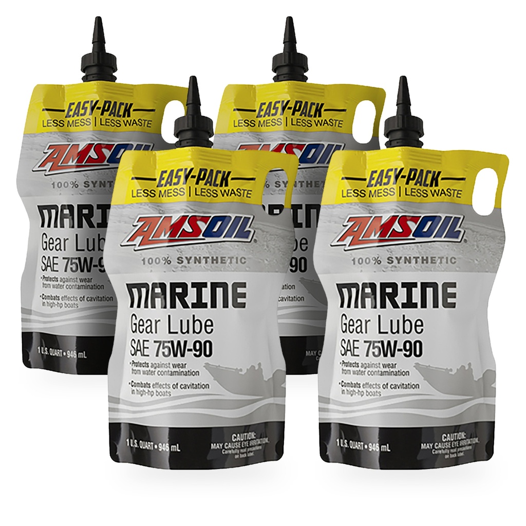 Kit 4 Litros SAE 75W/80W90 Universal Synthetic Marine Gear Lube AMSOIL
