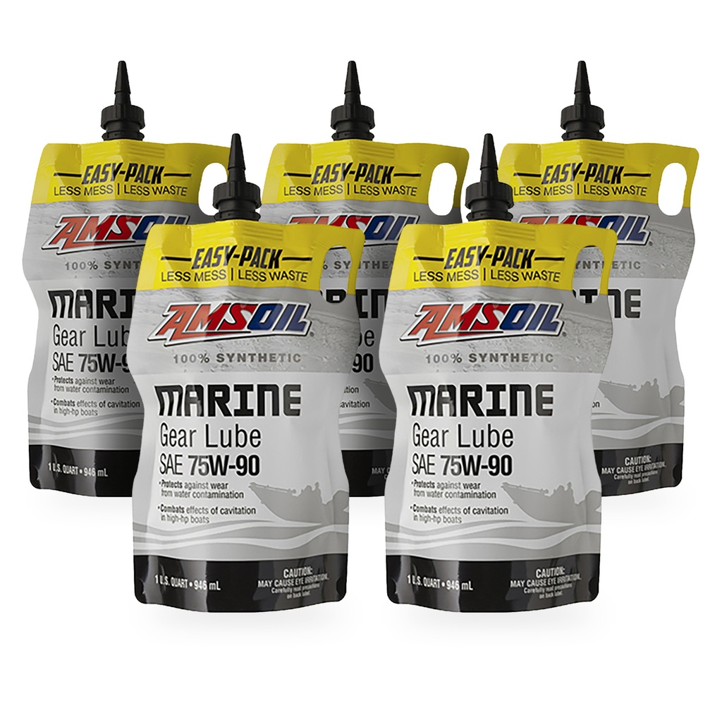 Kit 5 Litros SAE 75W/80W90 Universal Synthetic Marine Gear Lube AMSOIL