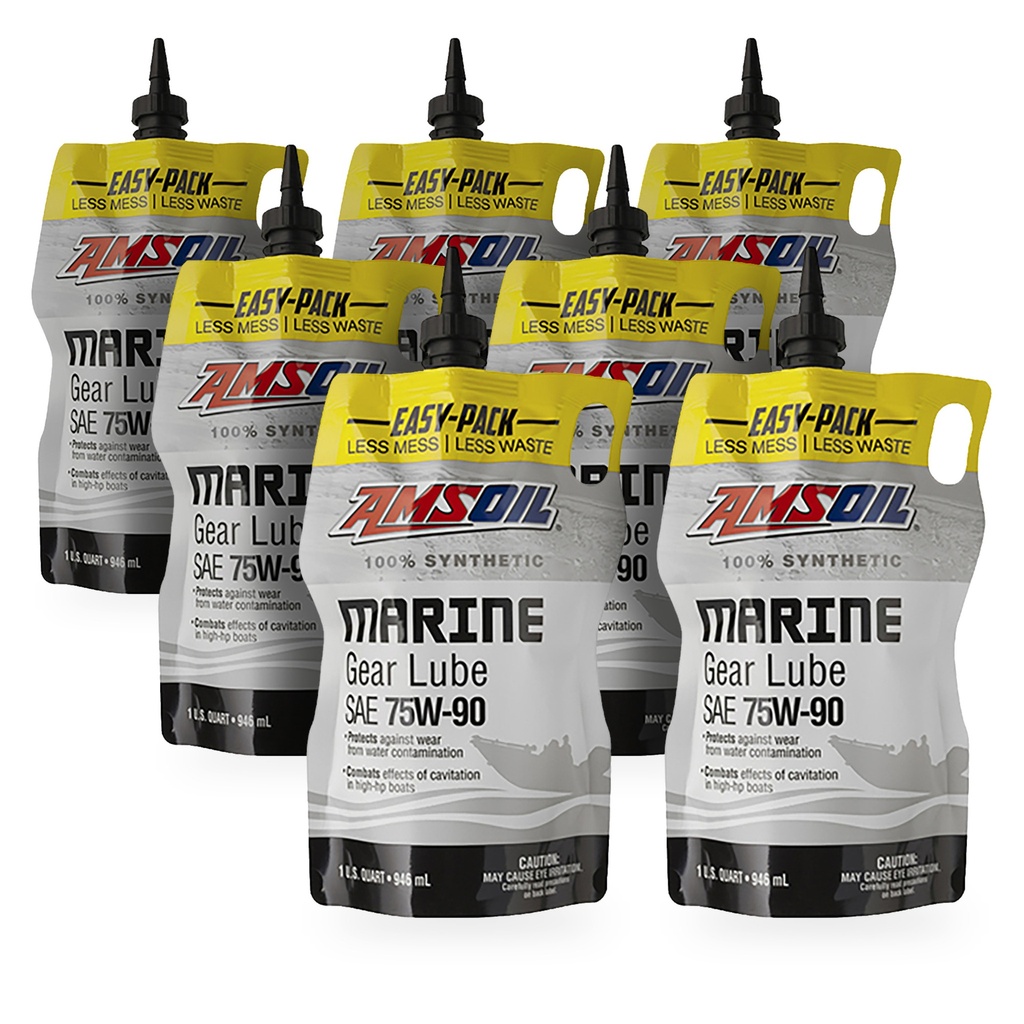 Kit 7 Litros SAE 75W/80W90 Universal Synthetic Marine Gear Lube AMSOIL