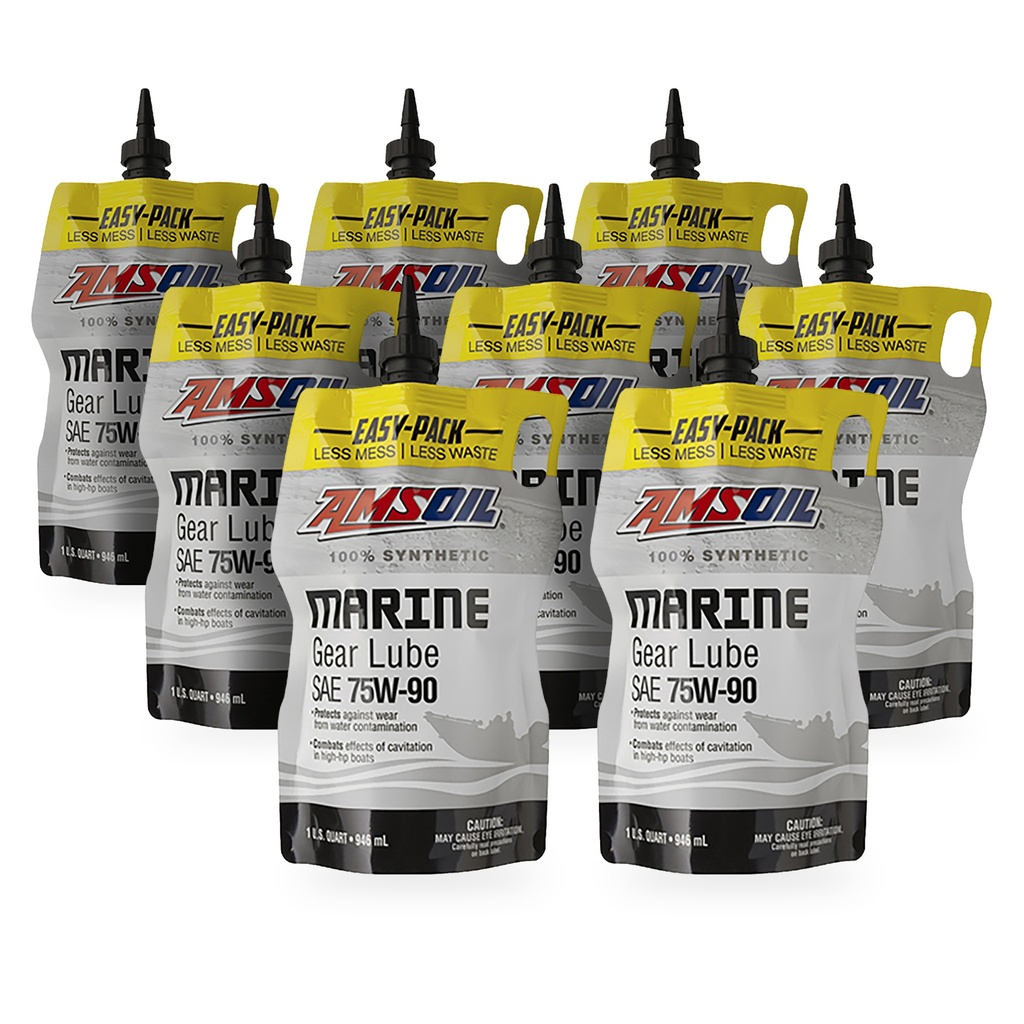 Kit 8 Litros SAE 75W/80W90 Universal Synthetic Marine Gear Lube AMSOIL