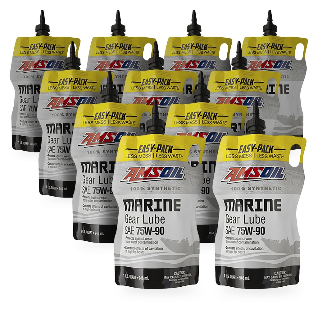 Kit 11 Litros SAE 75W/80W90 Universal Synthetic Marine Gear Lube AMSOIL