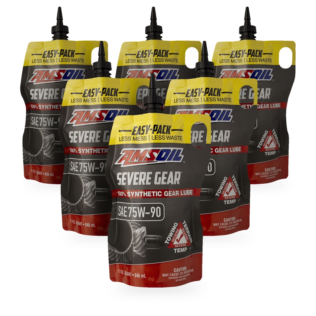 Kit 6 Litros Severe Gear® SAE 75W90 Synthetic Gear Lube AMSOIL